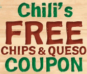 Free appetizer at Chili's