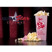 2 Ultra Star Movie Tickets & Large Popcorn