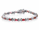 Ruby & Sterling Silver Bracelet
