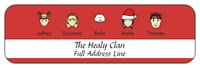 140 Free Holiday Caricature Address Labels