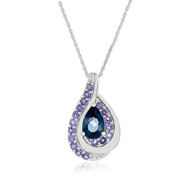 Topaz & Tanzanite Pendant
