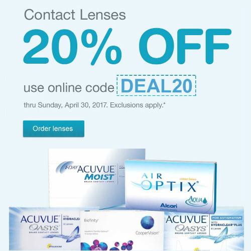 Discount contacts lenses coupons