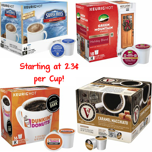 KCups As low as 23¢ each
