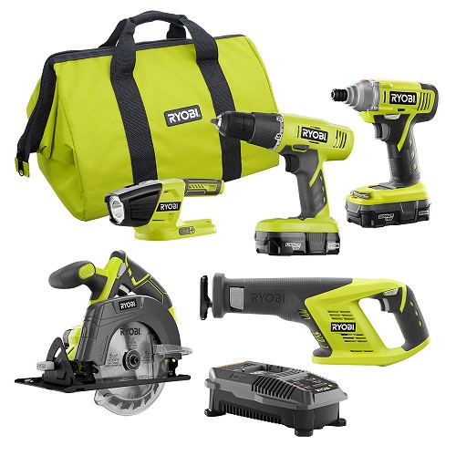 100 off Ryobi Power Tool Combo Kits Only 149 + Free S/H