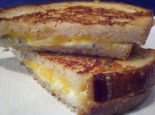 Bleu Cheddar Grilled Cheese