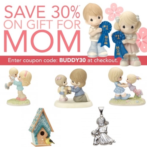Precious Moments Coupon : Extra 30% off Select Mother’s Day Gifts code ...