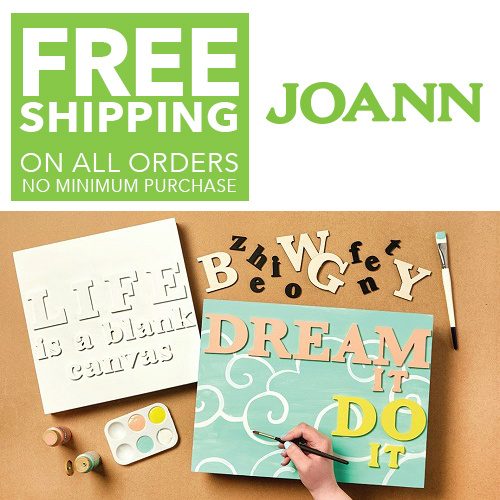 joann free shipping coupon