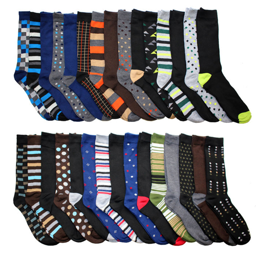 30 Pairs of Men’s Casual Dress Socks : Only $24.99 | MyBargainBuddy.com
