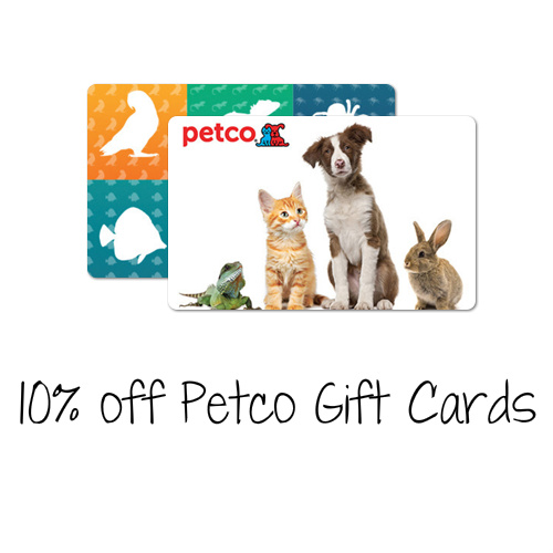 10 off 100 Petco Gift Card Only 90