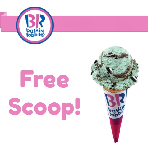 Baskin Robbins Free Scoop of Ice Cream