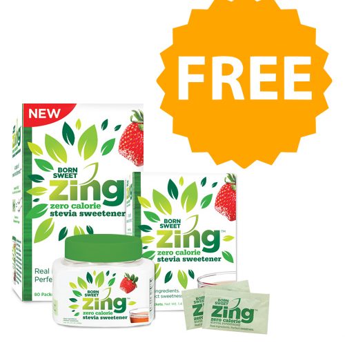 Born Sweet Zing Zero Calorie Stevia Sweetener Sample