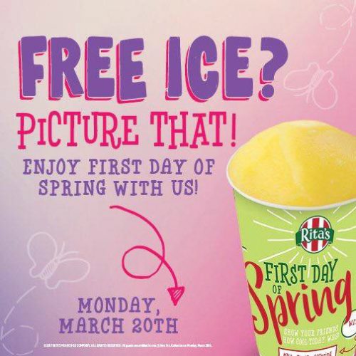 ritas free ice spring promo