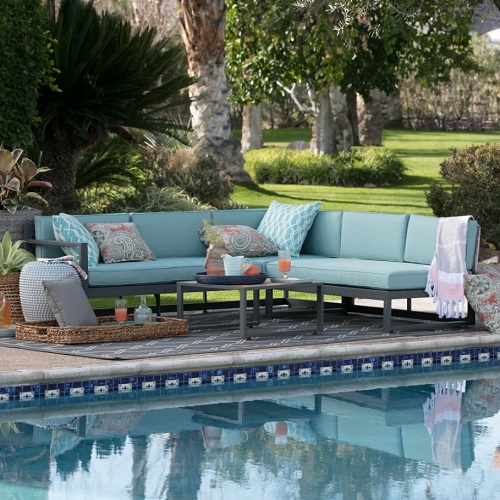 belham living silverton metal 3-piece patio sectional with table