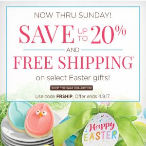 cheryls easter sale free shipping
