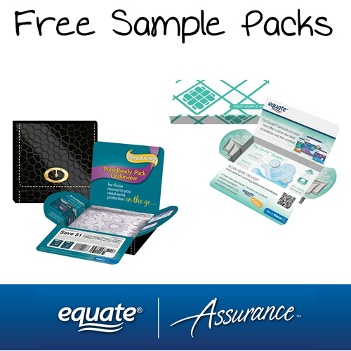 equate pads liners samples