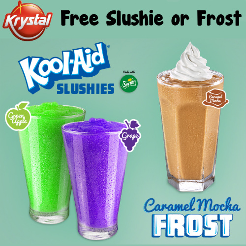 krystal free slushie frost coupon