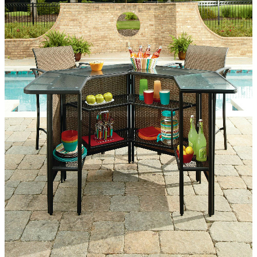 outdoor furniture clearance harrison 5-piece bar set