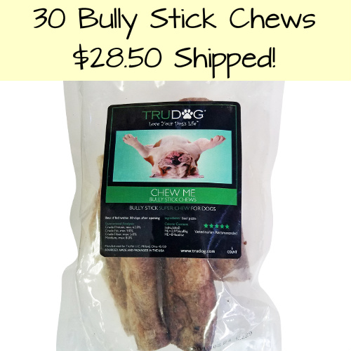 trudog bully stick sale