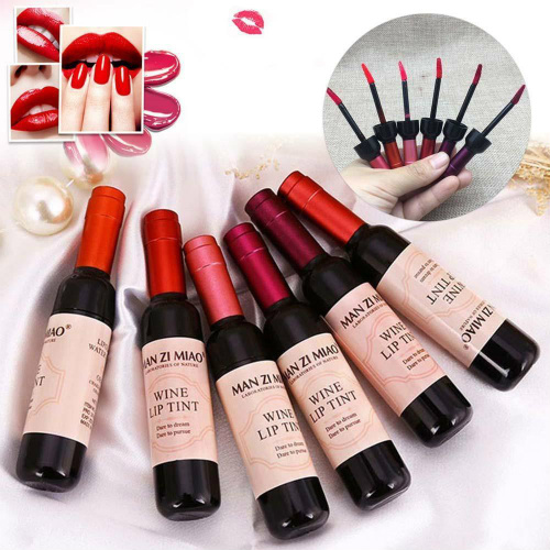 wine bottle shaped lip gloss