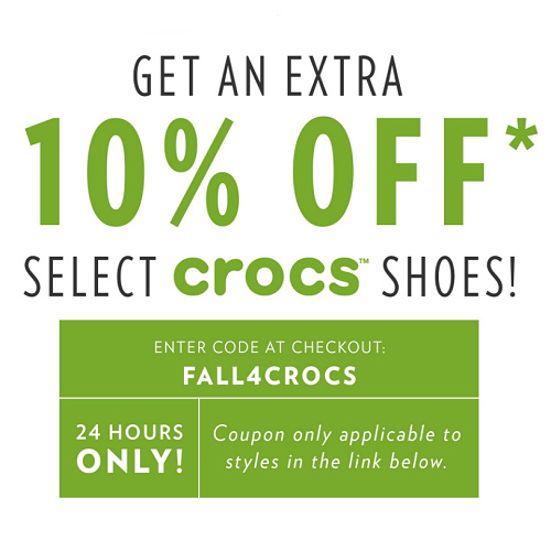 coupon for crocs