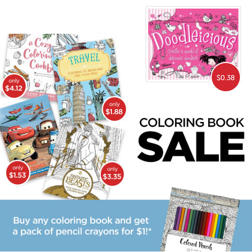 Up to 92% off Adult & Kids Coloring Books : Prices start at 38