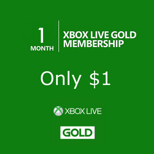 xbox live $1 month