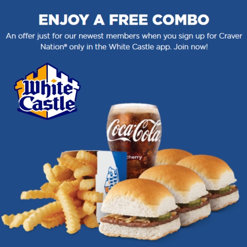 White Castle Free Combo Meal