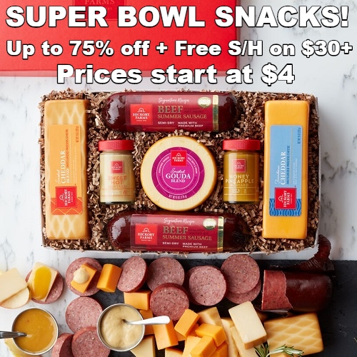 Up to 75 off Hickory Farms Clearance Starting at 4 + Free S/H on 30+