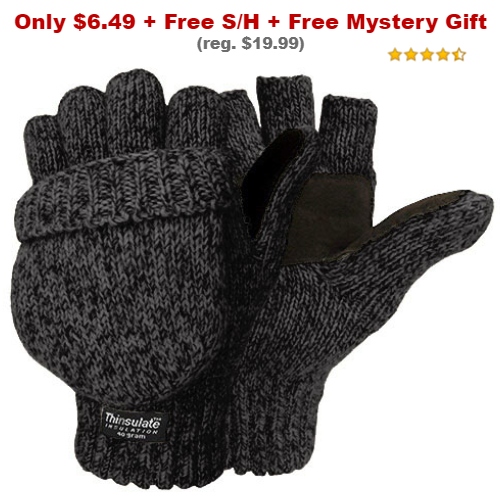 mens wool thinsulate gloves