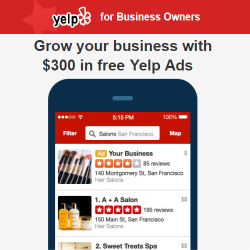 Free Yelp Ads