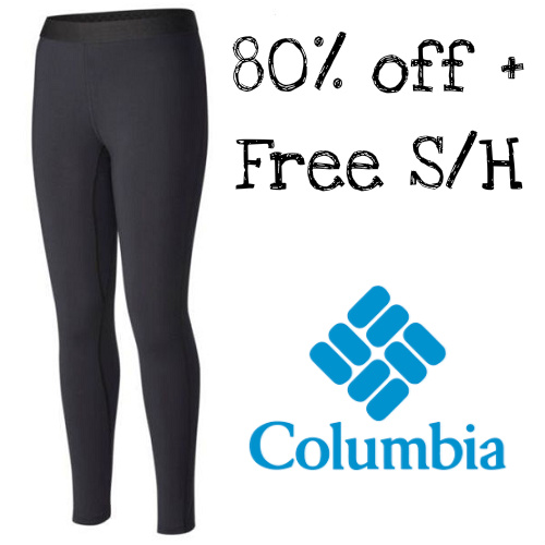 80% off Women’s Columbia Baselayer Tights : Only $11 & $13 + Free S/H ...