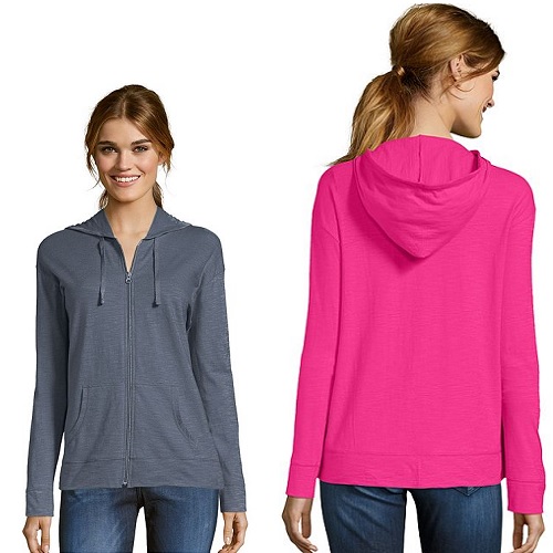 63% off Women’s Hanes Jersey Hoodies : Only $8.63 + Free S/H ...