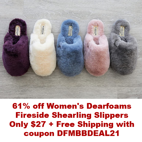 dearfoams fireside shelly beach slippers