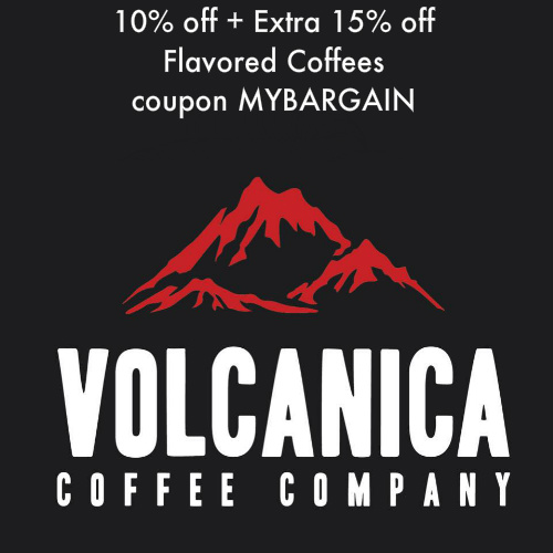 Volcanica Coffee Coupon 10 off + Extra 15 off Flavored Gourmet Coffee