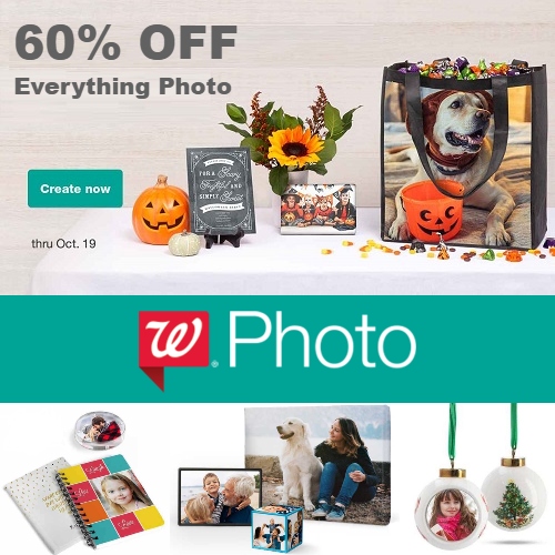 Walgreens Photo Coupon 60 off Everything