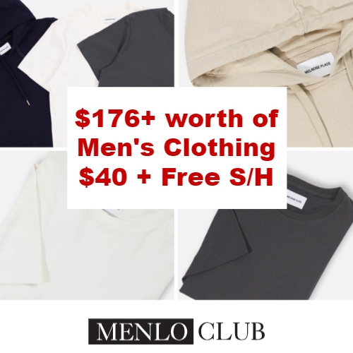 Menlo Club Deal : $176 Worth of Men’s Clothing for $40 + Free S/H ...