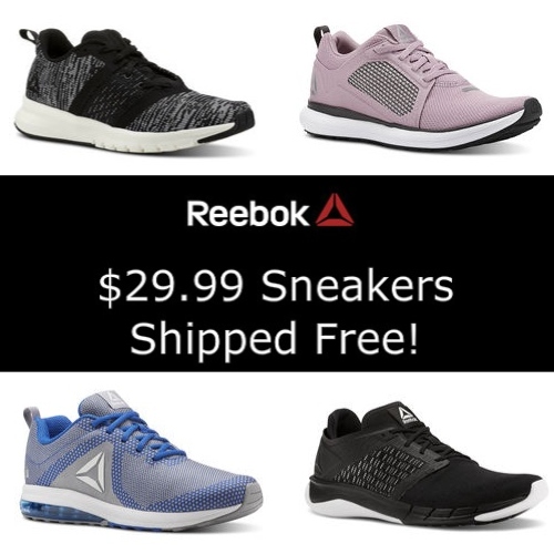 Up to 63% off Reebok Sneakers Clearance : All Styles $29.99 + Free S/H ...