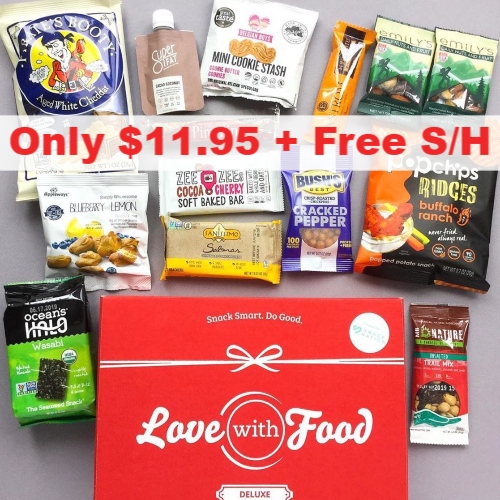 $8 off Love With Food Deluxe Snack Box