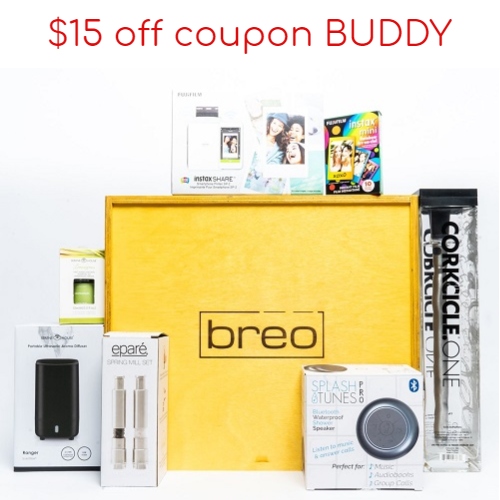 Breo Box Coupon 15 off code BUDDY
