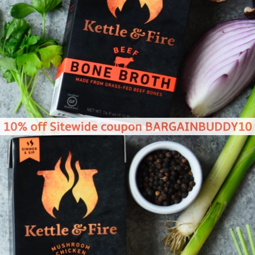 Kettle & Fire Coupon 10 off Sitewide code BARGAINBUDDY10