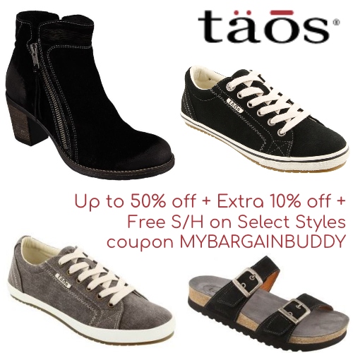 taos footwear coupons