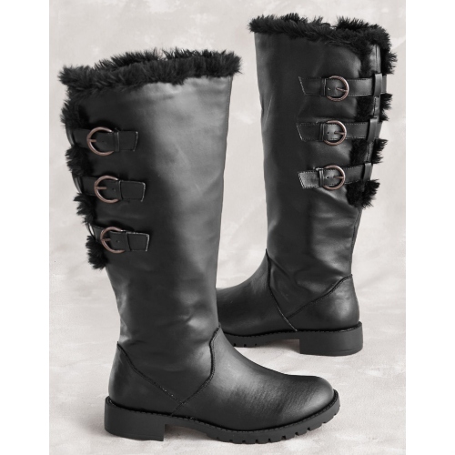 75% off Women’s Classique Faux Fur Trim Boots : Only $19.97 + Free S/H ...