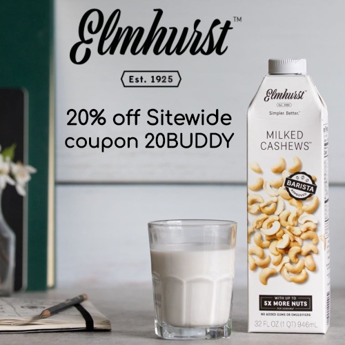 Elmhurst Coupon 20 off Sitewide code 20BUDDY