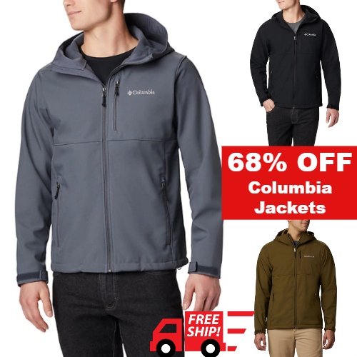 68% off Men’s Columbia Ascender Hooded Softshell Jacket : Only $39.99 ...