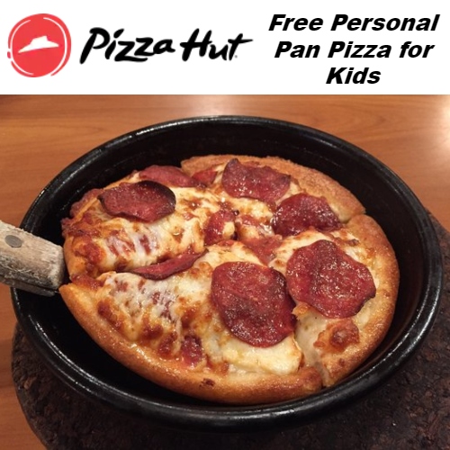 Pizza Hut Free Pizza for Kids