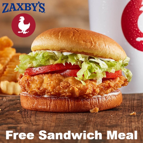Zaxby’s Free Sandwich Meal