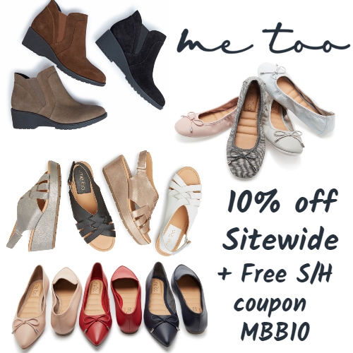 Me Too Shoes Coupon : 10% off Sitewide + Free Shipping code MBB10 ...