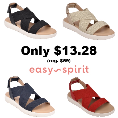 easy spirit flat sandals