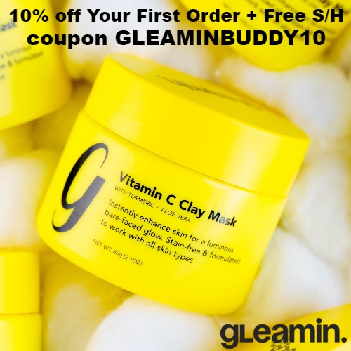 Gleamin Coupon 10 off Your First Order + Free Shipping code