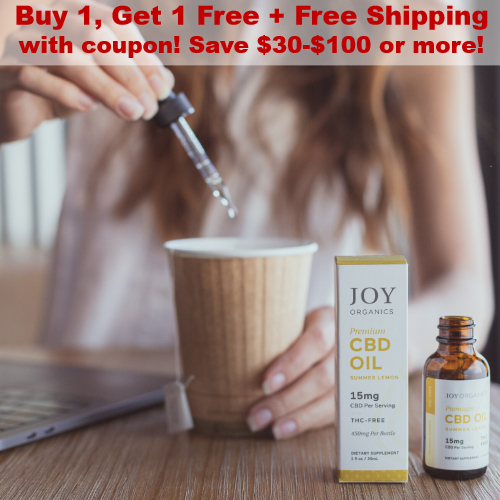 Joy Organics Tinctures Coupon Buy 1 Get 1 Free Free Shipping 